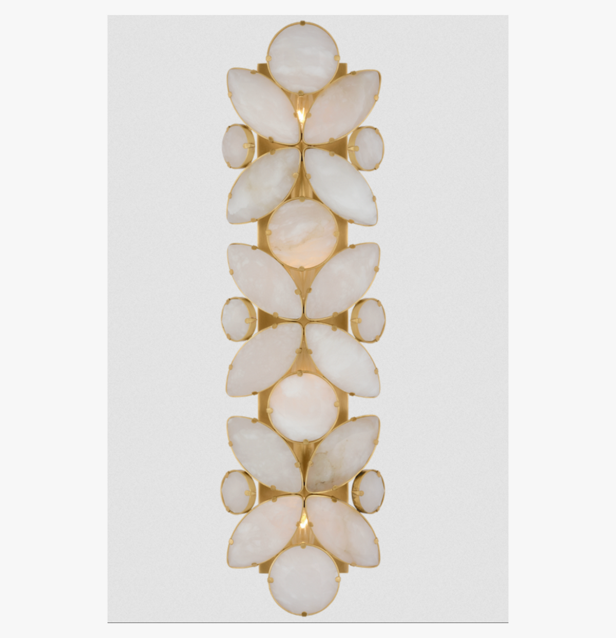 Kami Jeweled Stone Wall Sconce