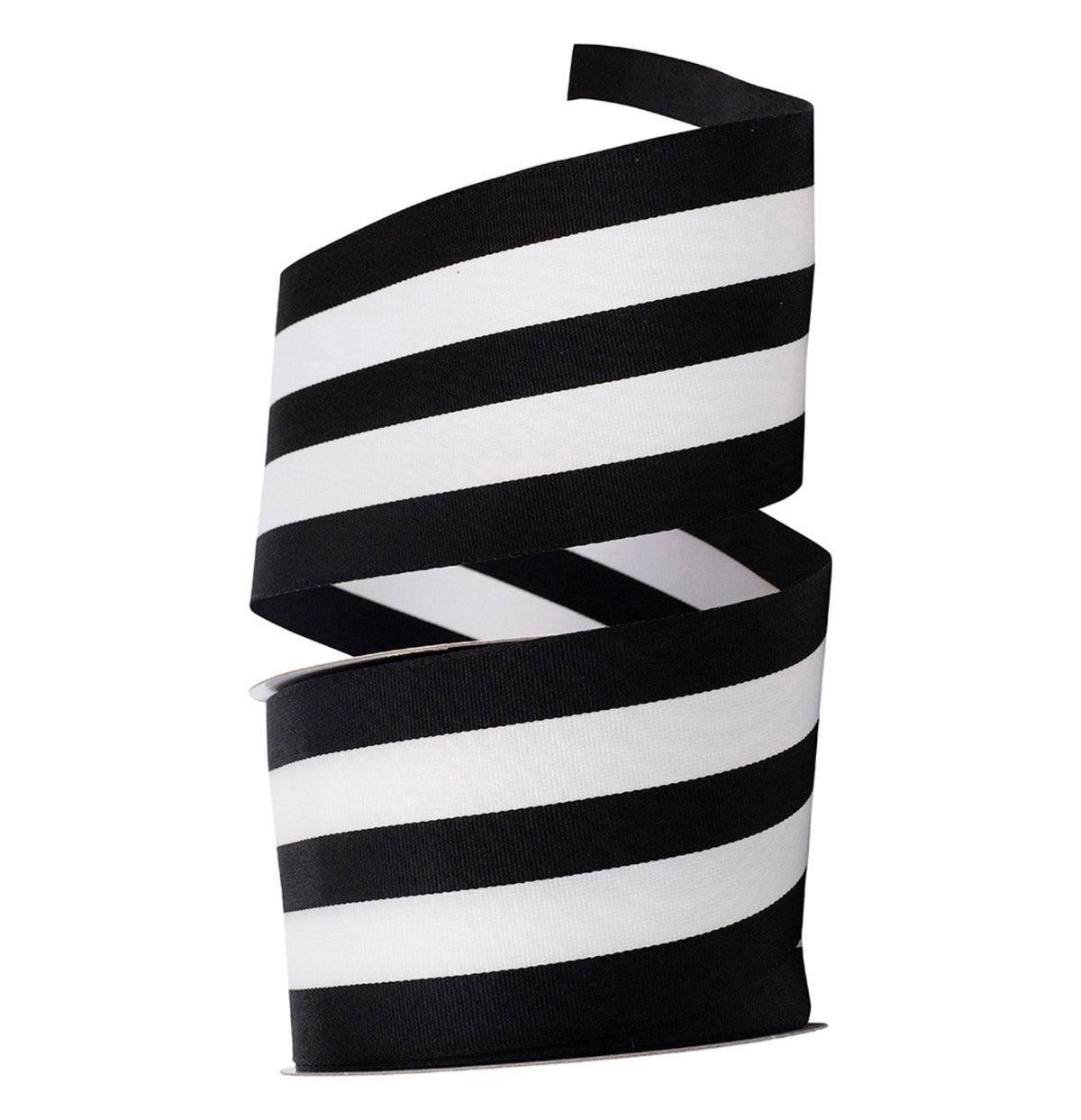 Krystal Black & White Grosgrain Ribbon 2.5"