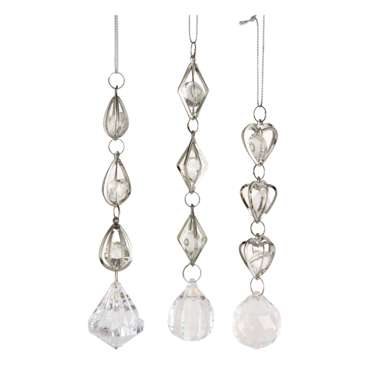 Sia Dangling Crystal Ornaments (Set of 24)