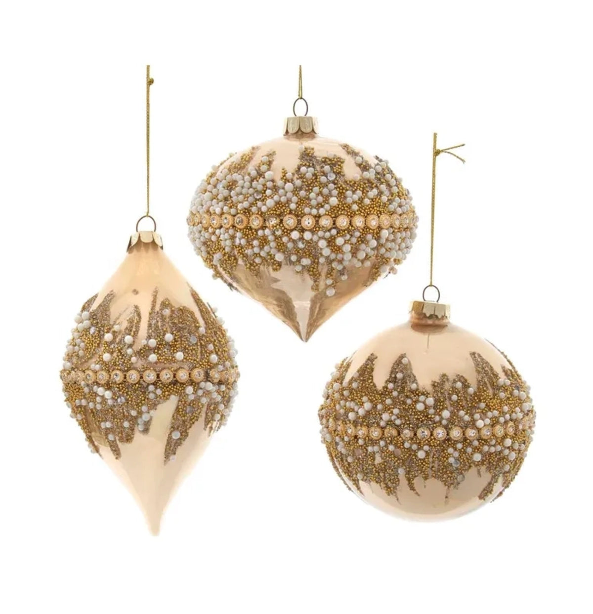 Celia Jewel Ball Ornaments (Set of 18) 4"