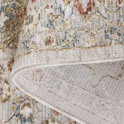 Luxurious Grey and Gold Persian Area Rug - PER215F