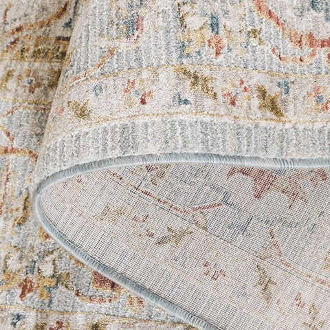 Elegant Blue and Grey Persian Area Rug - PER225M