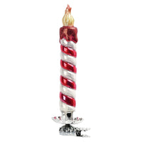 Xmas Candle W/ Flame Clip