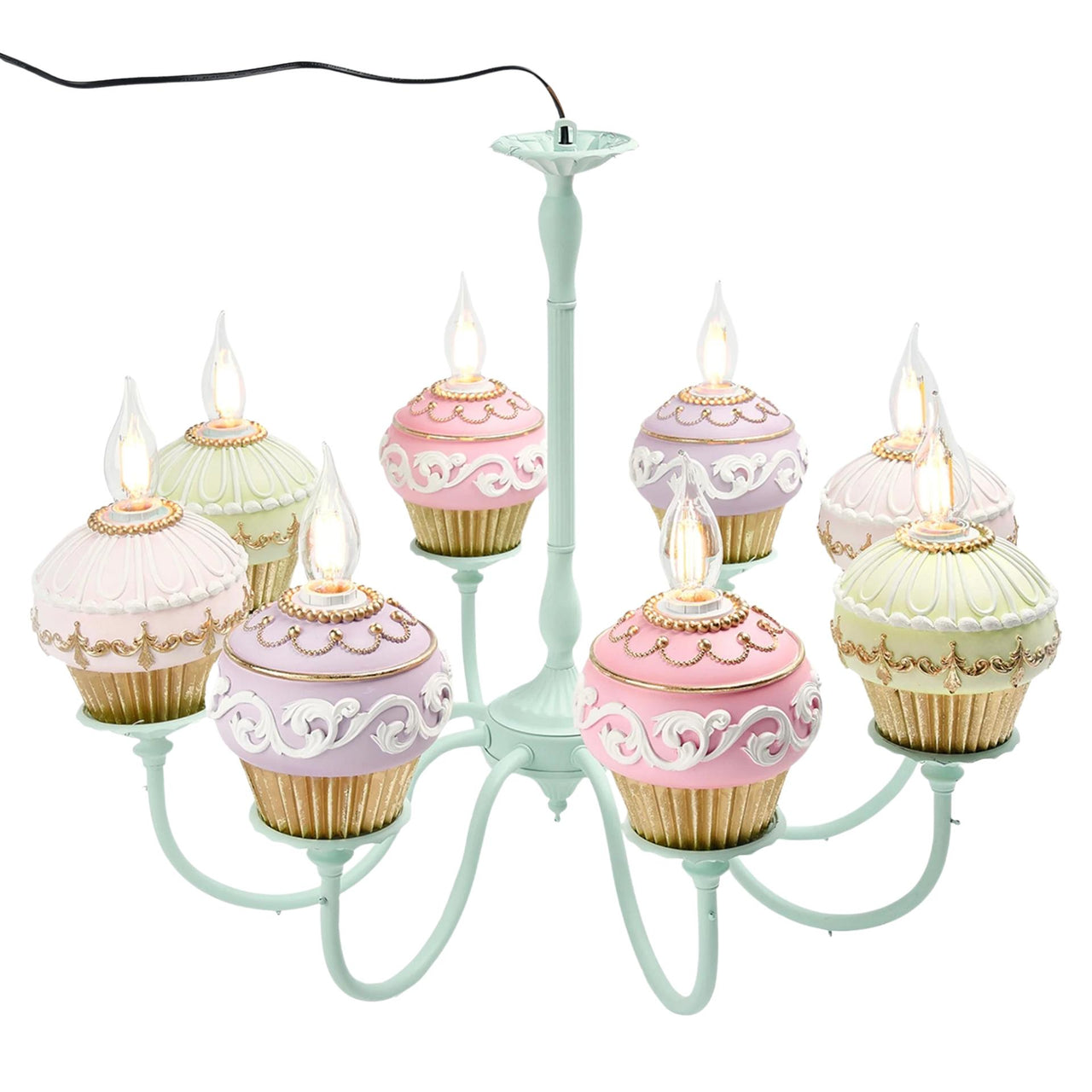 Lamp With Resin Cakes