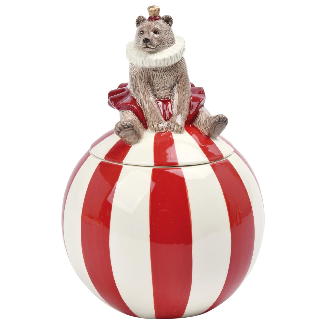Circus Bear On Ball Candy Box