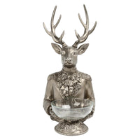 Deer W/ Glass Bowl