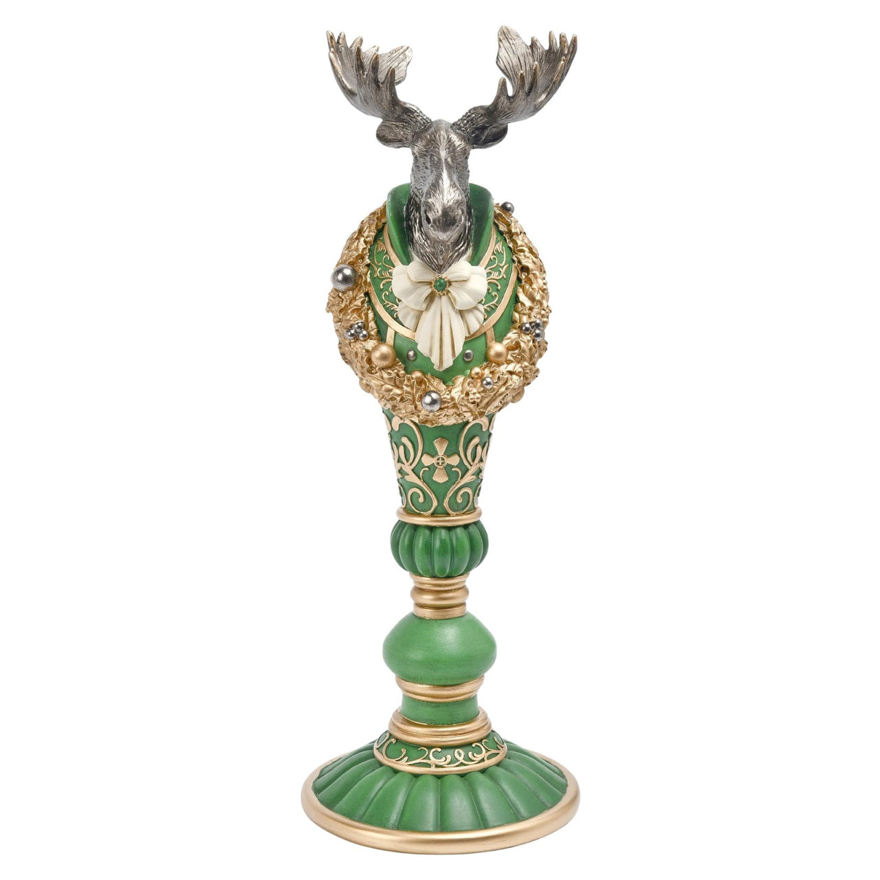 Moose Head On Pedestal