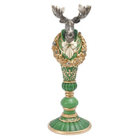 Moose Head On Pedestal