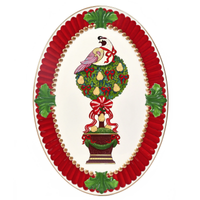 Partridge In A Pear Tree Oval Serving Platter