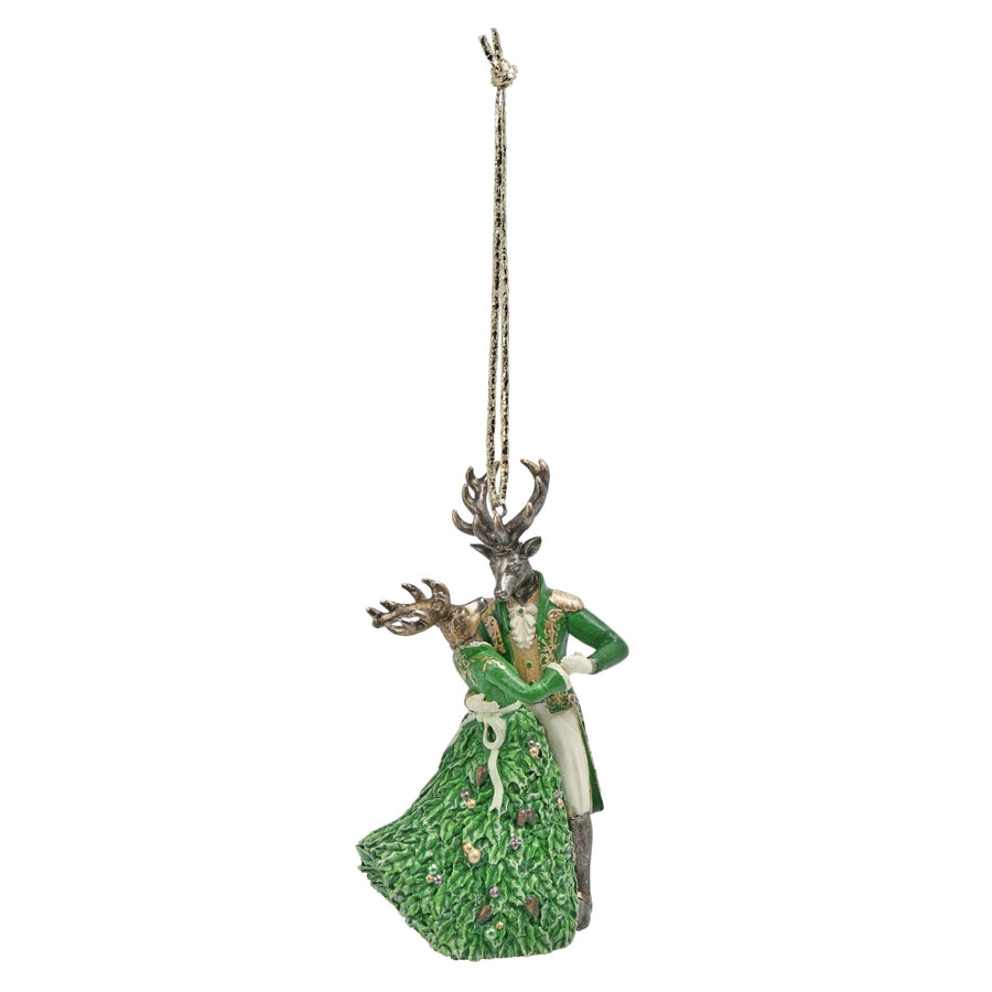 Dancing Deer Couple Ornament