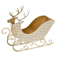 Sleigh With Houndstooth Print