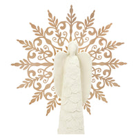 Angel W/ Metal Snowflake