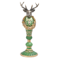 Deer Head On Pedestal