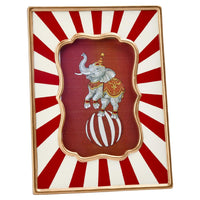 Photo Frame With Stripe Pattern Decal