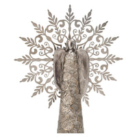 Angel W/ Metal Snowflake