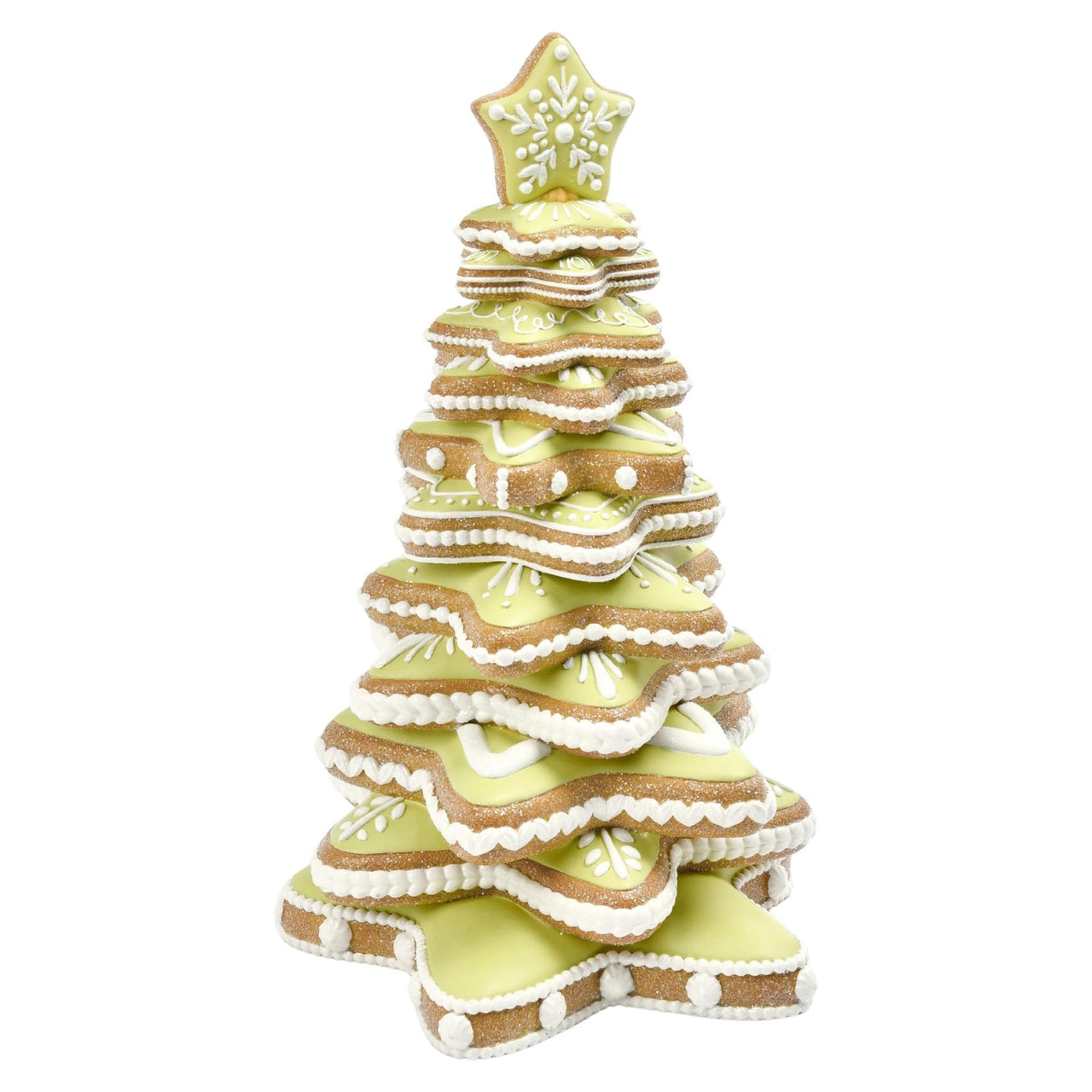 Tabletop Gingerbread Star Cookie Tree