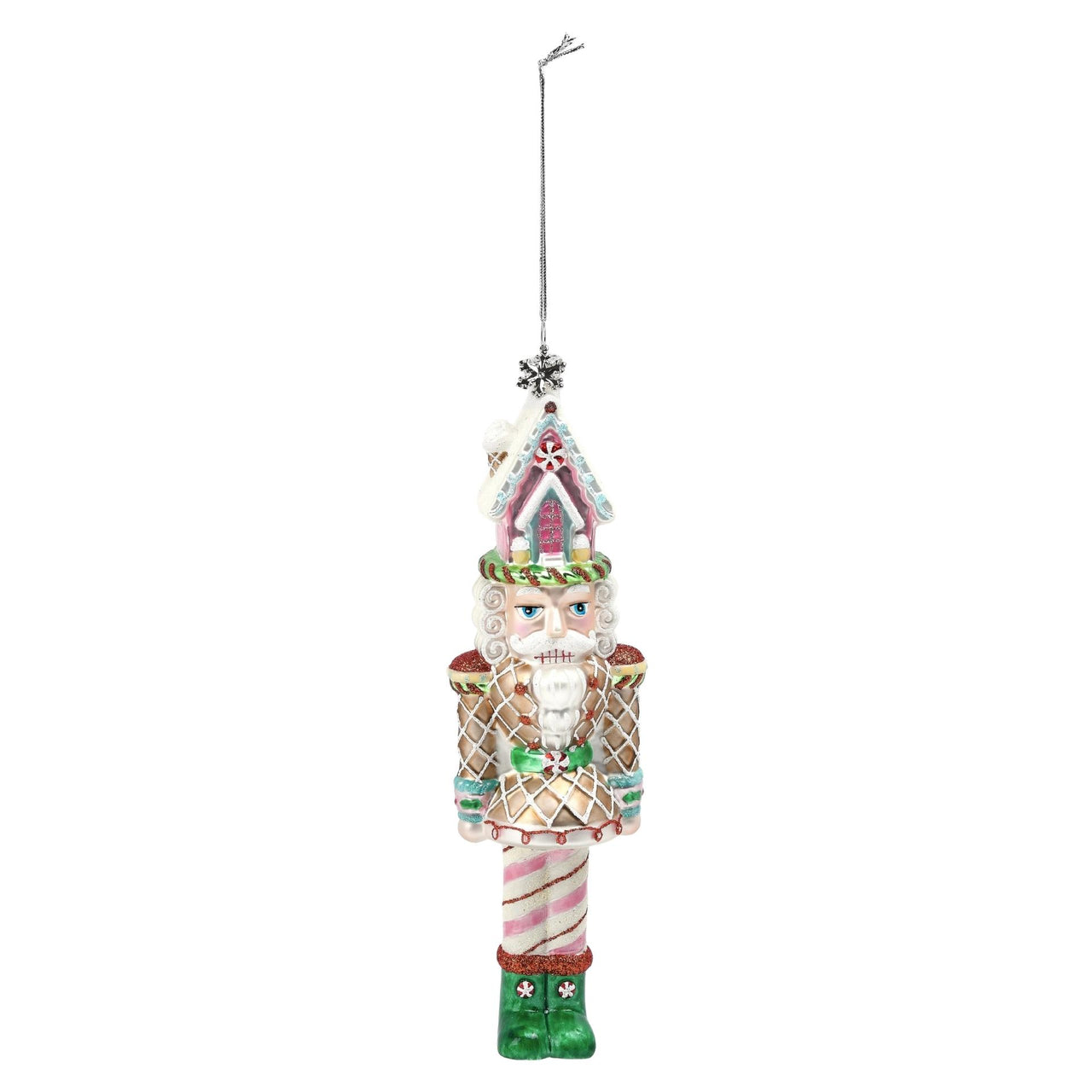 Xmas Candy Nutcracker Ornament