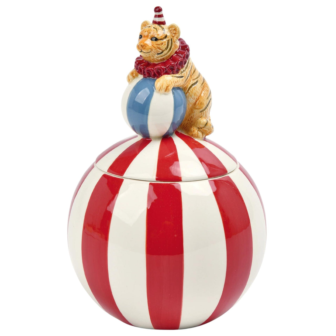 Circus Tiger On Ball Candy Box