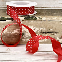 Red Ribbon Mini Stars 1 Inch x 22 Yards