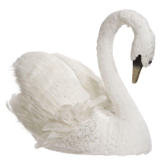 Jeweled Swan - 14 x 18 x 19 Inches