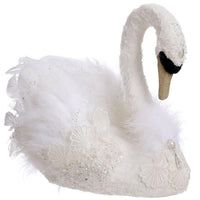 Snow Swan - 13 x 11.5 Inches