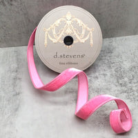 Strawberry Velvet Dupion Ribbon 1 Inch x 10 Yards