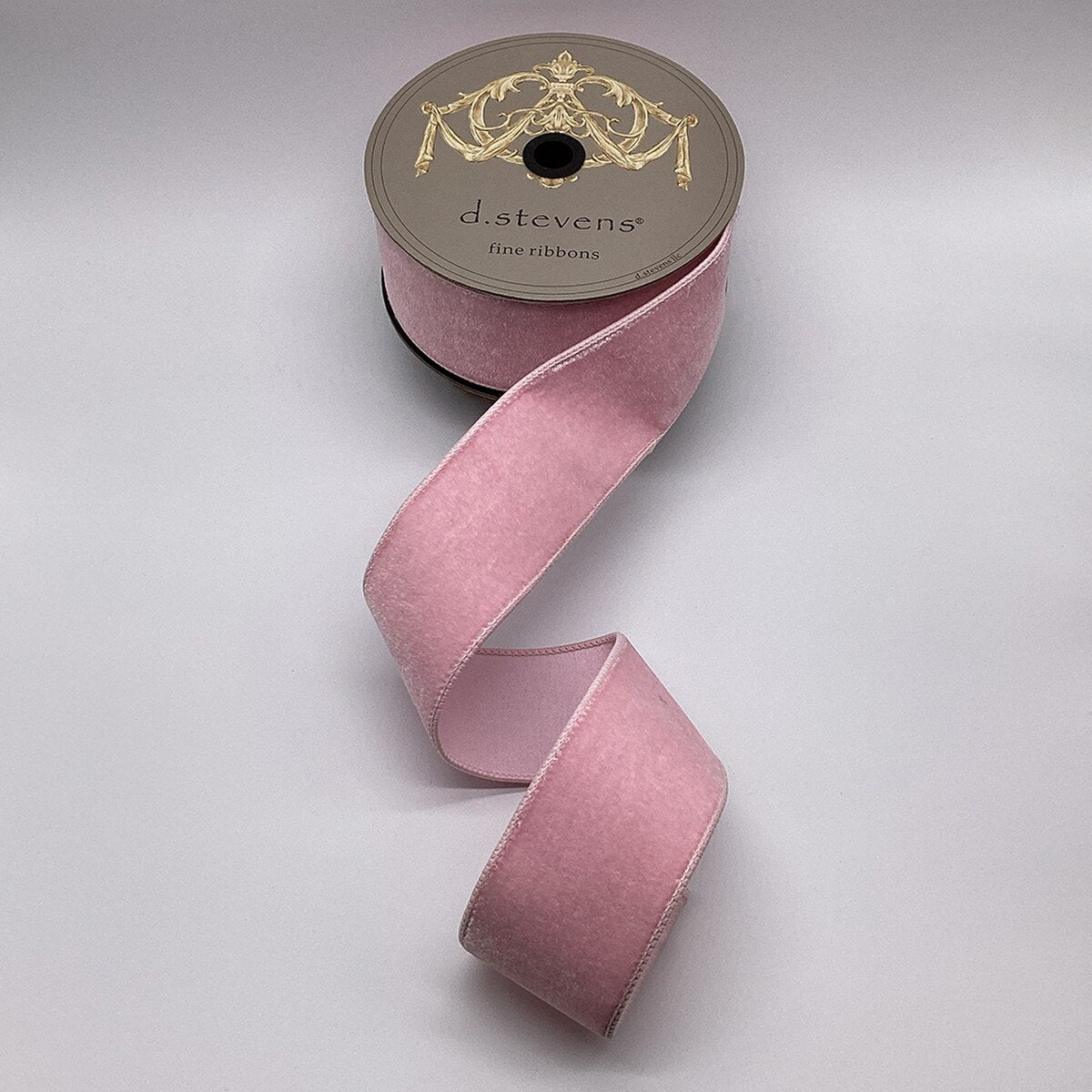 Strawberry Ribbon Velvet Mint Dupion 2.5 Inch x 10 Yds