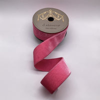 Pink Lemonade Ribbon Velvet Mint Dupion 2.5