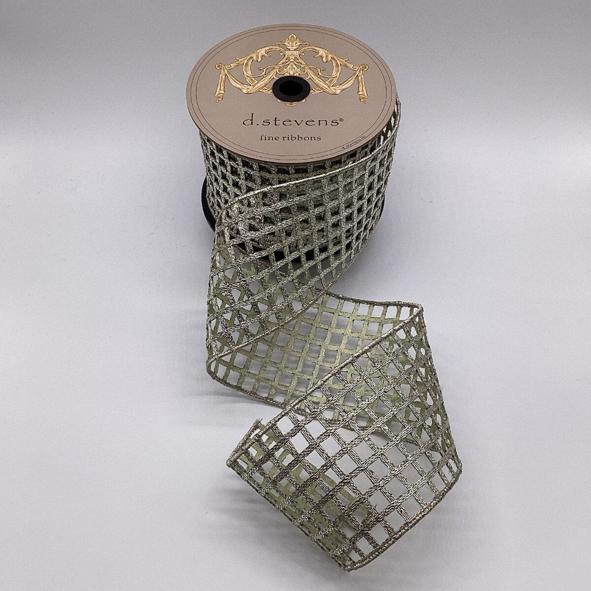 Metallic Platinum Ribbon 4 Inch x 10 Yards