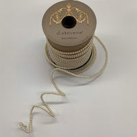Ivory Pearl Garland Ribbon 0.10 X 10 Yards