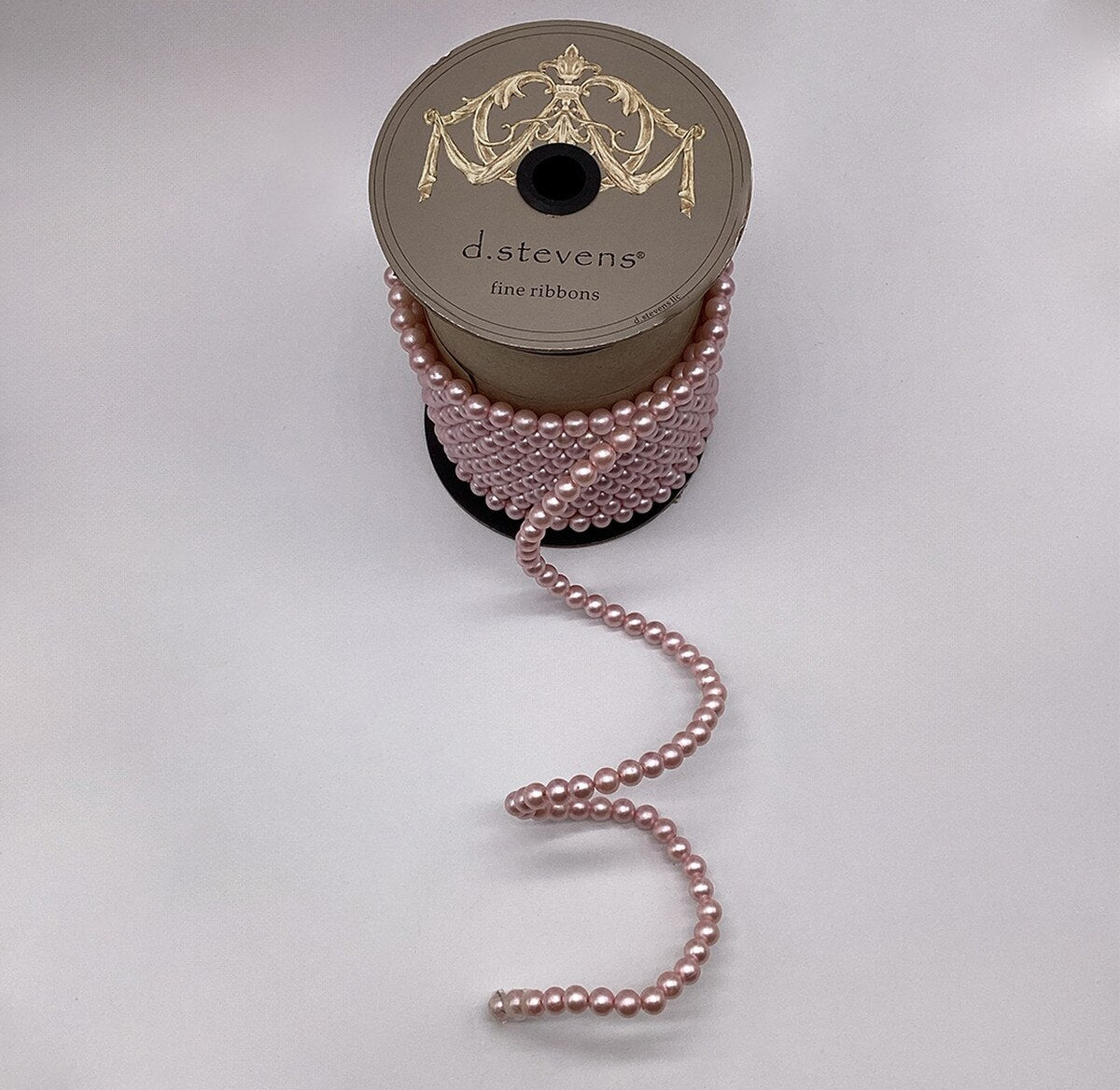 Light Pink Pearl Garland Ribbon 0.5 Inch x 10 Yards