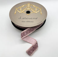 Light Pink Poly Rock Candy Crystal Side Trim Ribbon