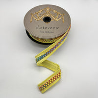 Light Yellow Dupion Ribbon 1 Inch x 10 Yards