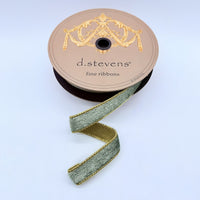 Celadon Ribbon Ice Velvet Metallic Platinum Back 1