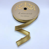 Metallic Gold Braided Trim Ribbon 1 Inch x 10 Yards