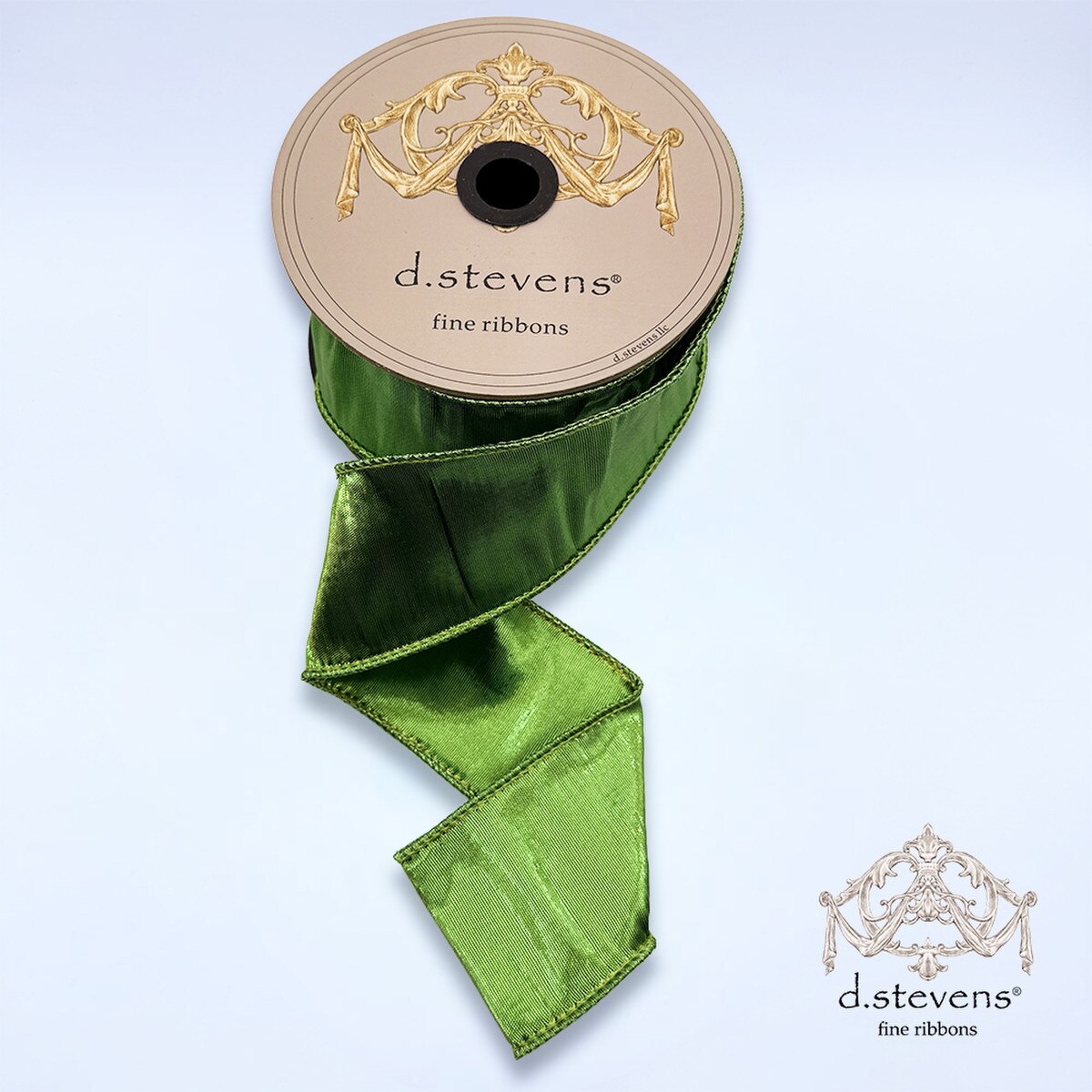 Metallic Ribbon New Lime 2.5 Inch x 10 Yards