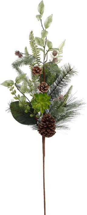 Mixed Pine Spray - 33 Inches