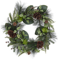 Mixed Pine Wreath - 24 Inches