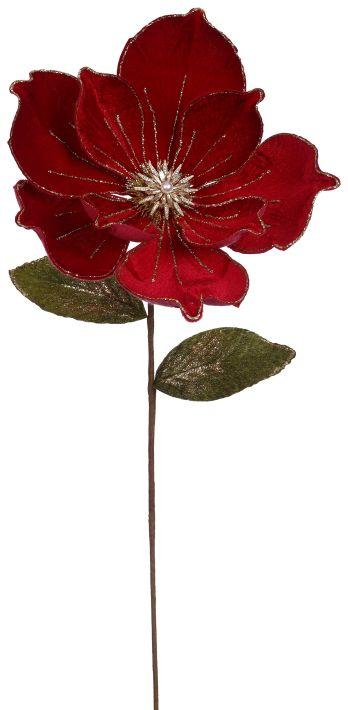 Jeweled Magnolia Stem, Large - 24 Inches
