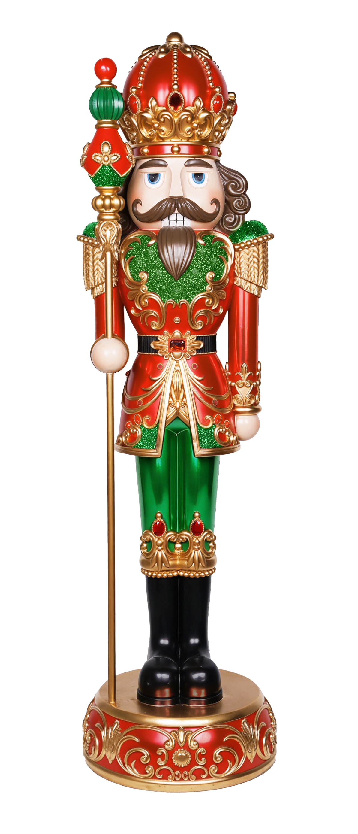 6 FT Red & Green Nutcracker