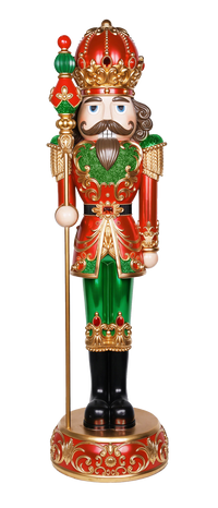 6 FT Red & Green Nutcracker