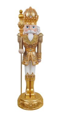 6 FT Gold & White Nutcracker