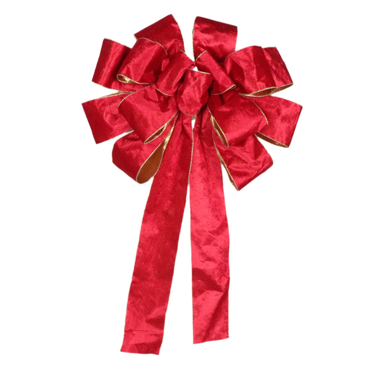 1.5 FT X 2.4 FT Red Bow With 10 Ears