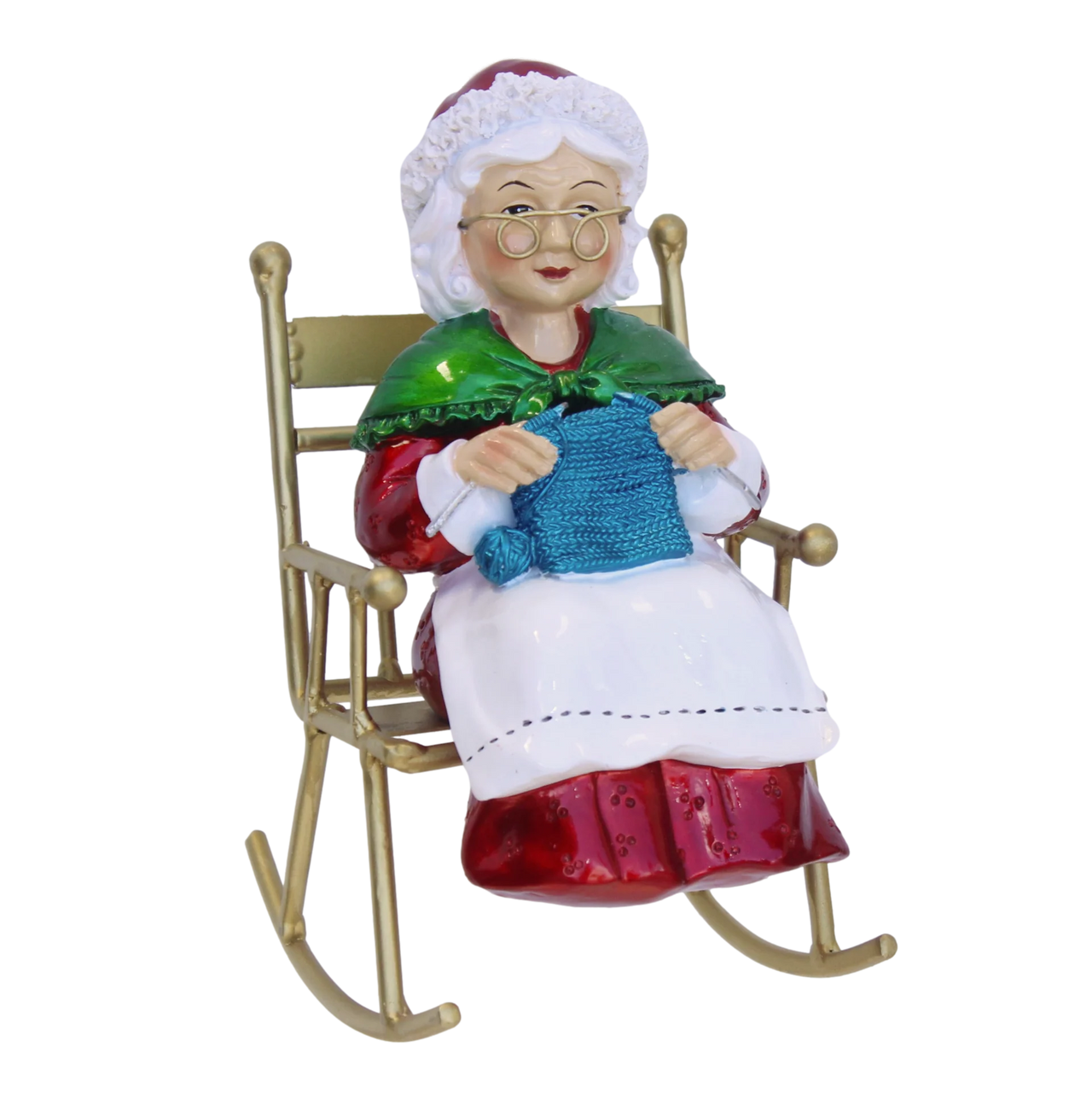 8" Mrs.Claus On Rocking Chair