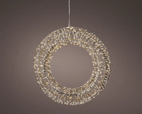 2.3 FT 960 Micro LED Warm White Gold Wreath