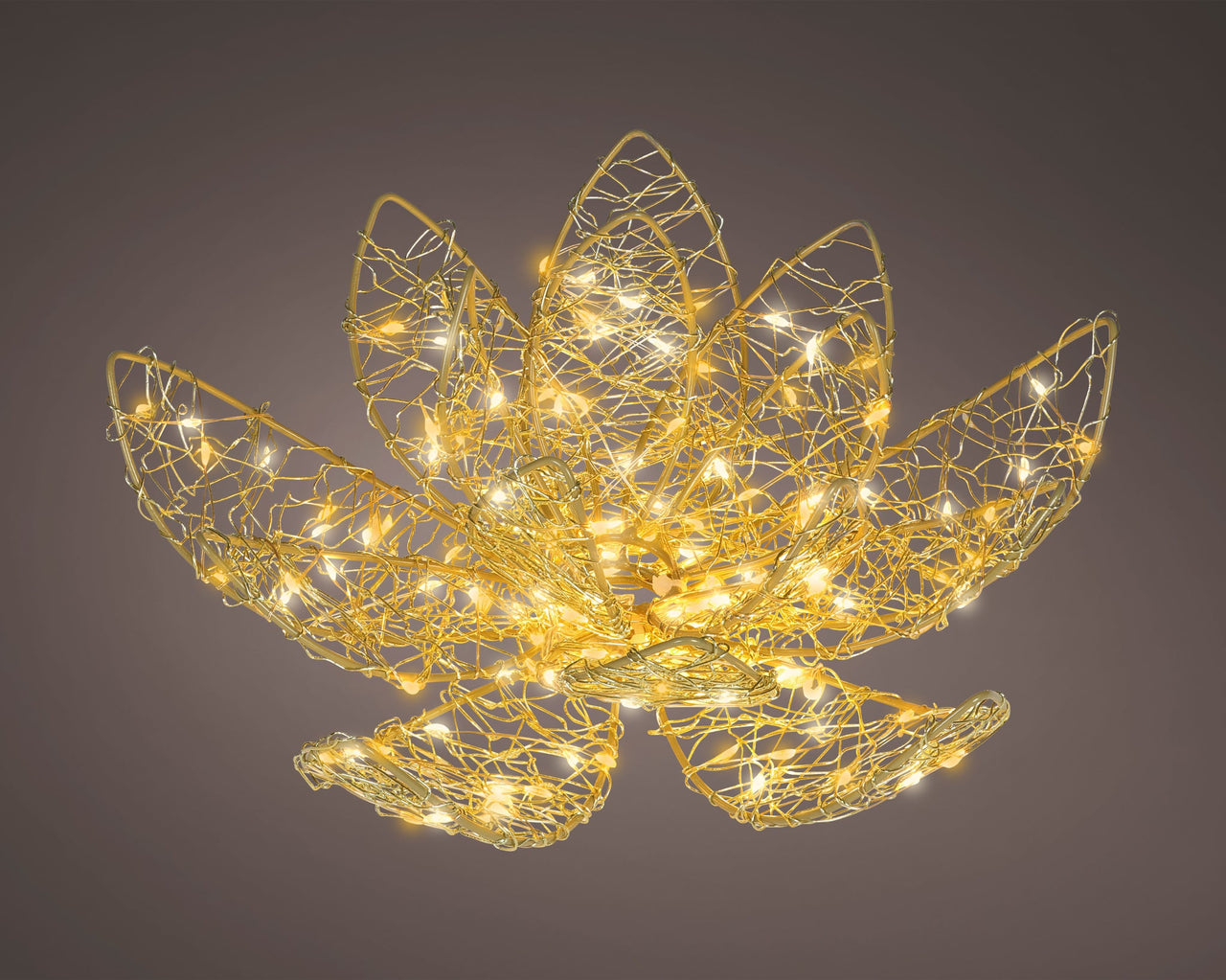 15" 200LED Micro Warm White & Classic Warm Lotus Flower