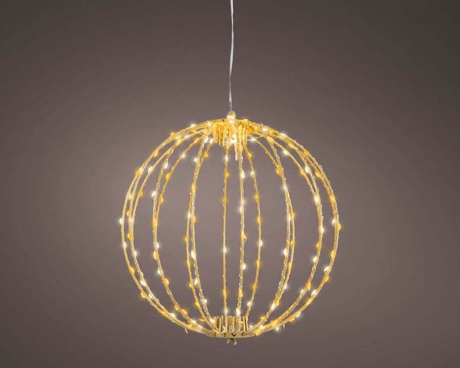 11" 192 LED Micro LED Warm White & Classic Warm Hanging Ball