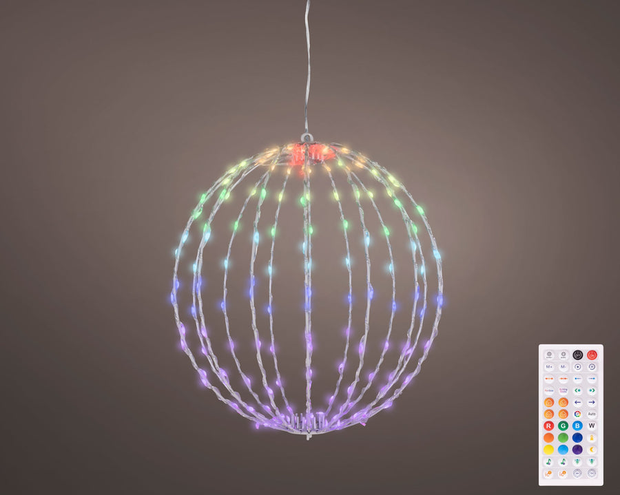 15" White Ball Micro Multi Color Changing LED