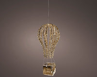 3 FT Gold Air Balloon Micro Warm White LED