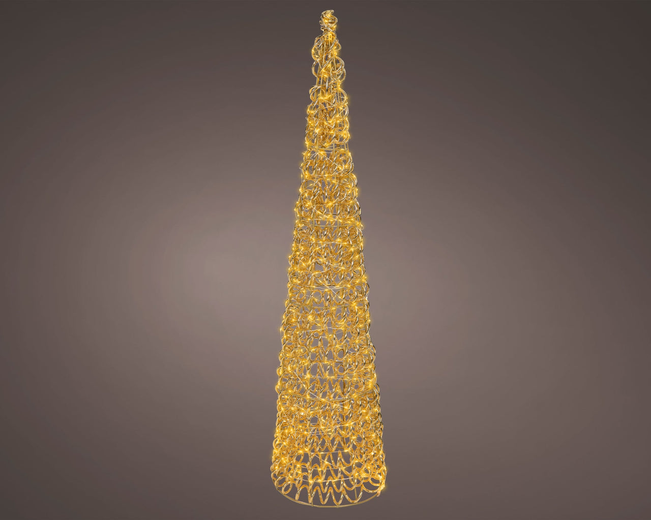 3 FT Gold Cone Tree Micro Classic Warm LED